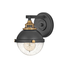 Load image into Gallery viewer, Fletcher Bath Wall Light in Black.
