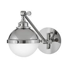 Load image into Gallery viewer, Fletcher Bath Wall Light in Polished Nickel (18.5-Inch).
