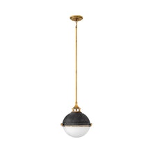 Load image into Gallery viewer, Fletcher Pendant Light in Small/Aged Zinc.
