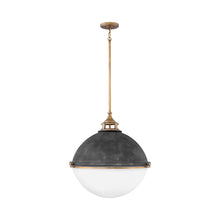 Load image into Gallery viewer, Fletcher Pendant Light in Large/Aged Zinc.
