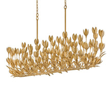 Load image into Gallery viewer, Flora Linear Pendant Light in Detail.
