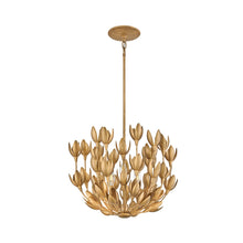 Load image into Gallery viewer, Flora Semi Flush Mount Ceiling Light in Detail.
