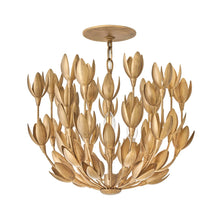 Load image into Gallery viewer, Flora Semi Flush Mount Ceiling Light in Detail.
