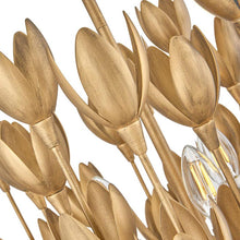 Load image into Gallery viewer, Flora Semi Flush Mount Ceiling Light in Detail.
