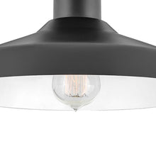 Load image into Gallery viewer, Forge Outdoor Semi Flush Mount Ceiling Light in Detail.
