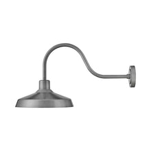 Load image into Gallery viewer, Forge Outdoor Wall Light in Antique Brushed Aluminum (32.5-Inch).

