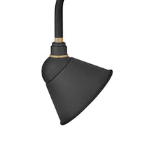Load image into Gallery viewer, Foundry Outside Area Straight Arm Barn Wall Light in Detail.
