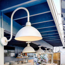 Load image into Gallery viewer, Foundry Outdoor Tall Barn Wall Light in Outside Area.

