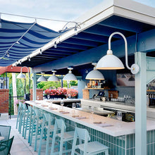 Load image into Gallery viewer, Foundry Outdoor Tall Barn Wall Light in Outside Area.
