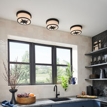 Load image into Gallery viewer, Foyer Montrose Flush Mount Ceiling Light in kitchen.

