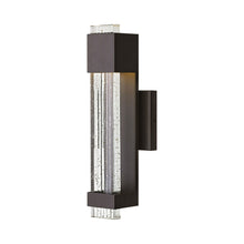 Load image into Gallery viewer, Glacier Outside Area Led Wall Light in Bronze.
