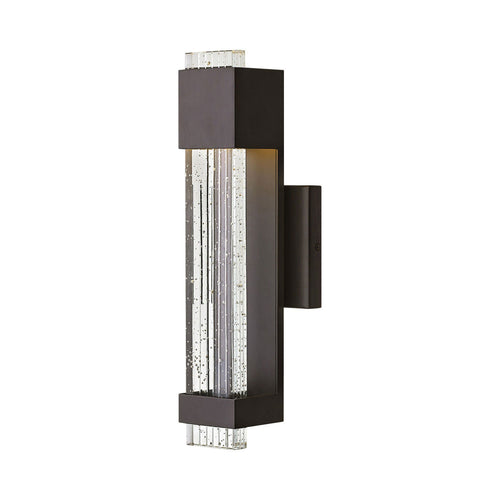 Glacier Outside Area Led Wall Light in Bronze.