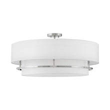 Load image into Gallery viewer, Graham Flush Mount Ceiling Light in Polished Nickel(30-Inch).
