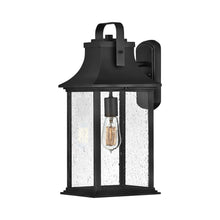 Load image into Gallery viewer, Grant Outside Area Wall Light in Large/Textured Black.
