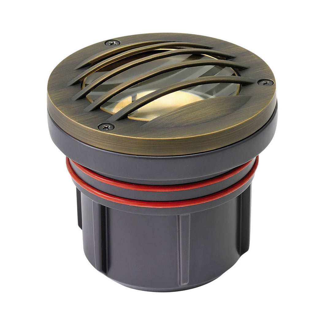Grill Top LED Well Light in Matte Bronze.