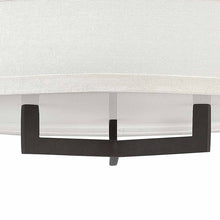 Load image into Gallery viewer, Hampton Semi Flush Ceiling Light in Detail.

