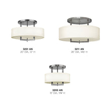Load image into Gallery viewer, Hampton Semi Flush Ceiling Light in Detail.
