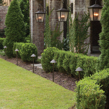 Load image into Gallery viewer, Hardy Island Hammered Led Path Light in Outside Area.
