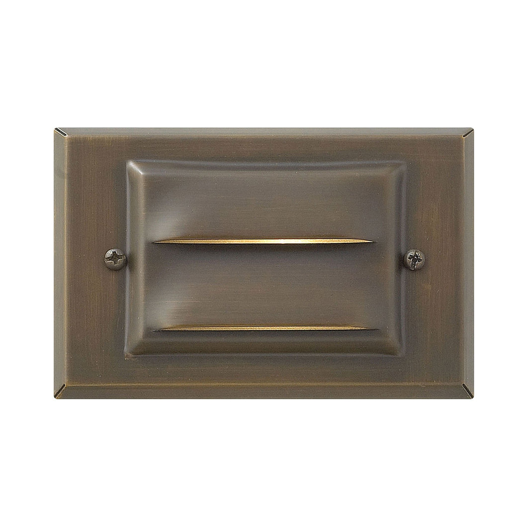 Hardy Island Horizontal Led Deck Light in Matte Bronze.