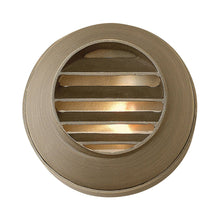 Load image into Gallery viewer, Hardy Island Round Led Deck Light in Louvered.
