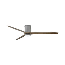 Load image into Gallery viewer, Hover LED Flush Mount Ceiling Fan in Graphite (72-Inch).
