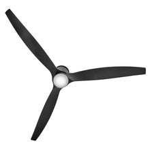 Load image into Gallery viewer, Hover Led Flush Mount Ceiling Fan in Detail.
