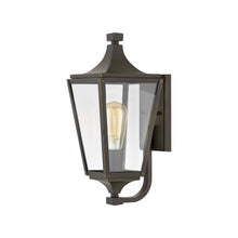 Load image into Gallery viewer, James Outside Area Wall Light in Oil Rubbed Bronze.
