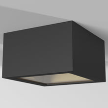 Load image into Gallery viewer, Kube Outdoor LED Flush Mount Ceiling Light in Detail.
