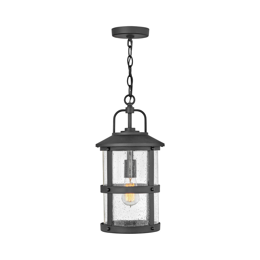 Lakehouse Outside Area Pendant Light in Black.