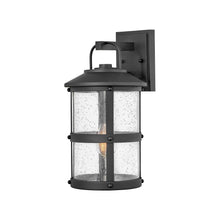 Load image into Gallery viewer, Lakehouse Outside Area Wall Light in Medium/Black.
