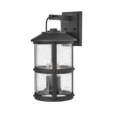 Load image into Gallery viewer, Lakehouse Outside Area Wall Light in Large/Black.
