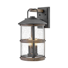 Load image into Gallery viewer, Lakehouse Outside Area Wall Light in Large/Aged Zinc.

