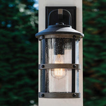 Load image into Gallery viewer, Lakehouse Outdoor Wall Light in Detail.
