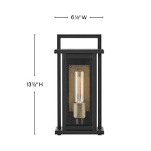 Load image into Gallery viewer, Langston Outdoor Wall Light - line drawing.
