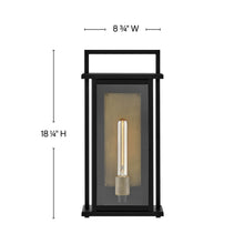 Load image into Gallery viewer, Langston Outdoor Wall Light - line drawing.
