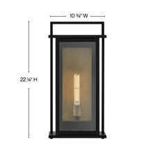 Load image into Gallery viewer, Langston Outdoor Wall Light - line drawing.
