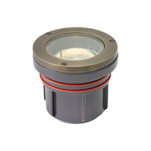 Load image into Gallery viewer, LED Flat Top Well Light in Matte Bronze.
