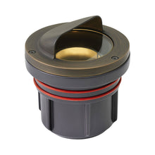 Load image into Gallery viewer, LED Shield Top Well Light in Matte Bronze.
