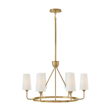 Load image into Gallery viewer, Lewis Pendant Light in Heritage Brass (Medium).
