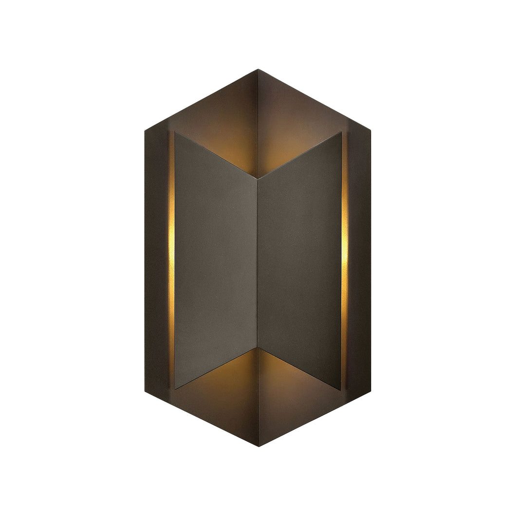 Lex Outside Area Led Wall Light in Medium.