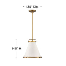 Load image into Gallery viewer, Lexi Pendant Lightin in line drawing.
