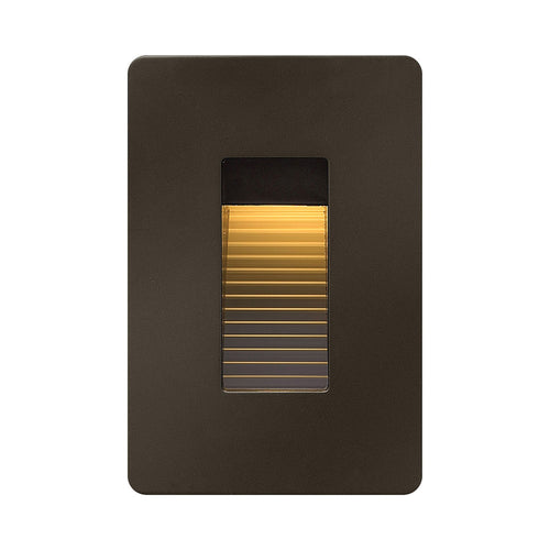 Luna Led Step Light in Bronze.