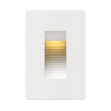 Load image into Gallery viewer, Luna Led Step Light in Vertical/Satin White.

