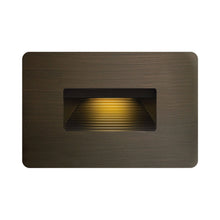Load image into Gallery viewer, Luna Led Step Light in Horizontal/Matte Bronze.
