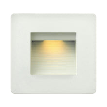 Load image into Gallery viewer, Luna Led Step Light in Horizontal Double Gang/Satin White.
