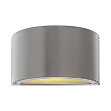 Load image into Gallery viewer, Luna Outside Area Led Wall Light in Titanium.
