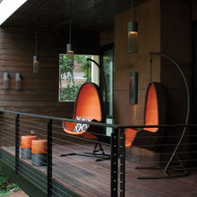 Load image into Gallery viewer, Luna Tall Outdoor Wall Light in porch.

