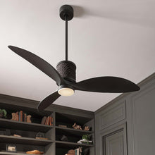 Load image into Gallery viewer, Marin LED Ceiling Fan in living room.
