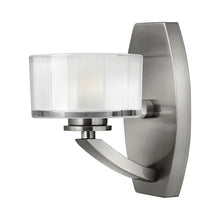 Load image into Gallery viewer, Meridian Bath Wall Light in Brushed Nickel.
