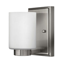 Load image into Gallery viewer, Miley Bath Wall Light in Brushed Nickel.

